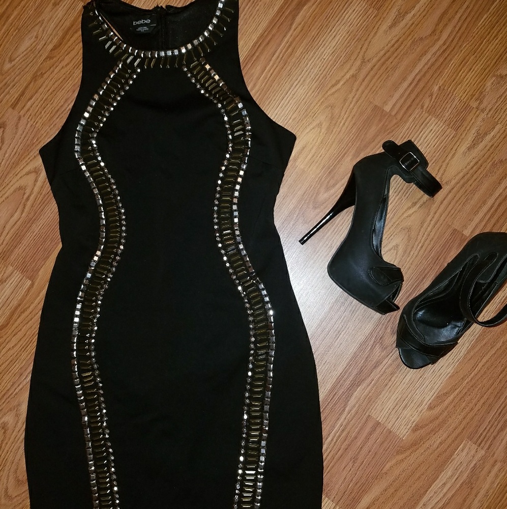 Bebe black dress